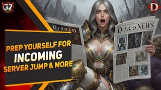 NEWS & PREP Yourself For SEVER JUMP With These TIPS & Tricks. | Diablo Immortal