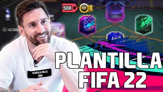  LAS MEJORES PLANTILLAS HIBRIDAS 500K FIFA 22 !! / Plantilla chetada y barata / con tots  