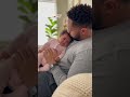 “Even with tummy cramps, the baby only wants Papa. 🥺❤️”#Hustagsq #BabyLove #PapaIsBest #DaddyComfort