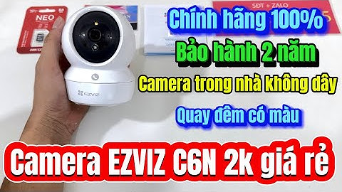 Camera EZVIZ C6N 2k giá rẻ , Camera trong nhà chính hãng 100% EZVIZ , hình ảnh siêu nét 2K , mẫu mới