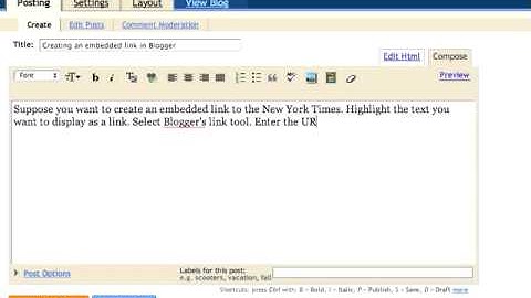 How-to-embed-a-link-in-Blogger.flv