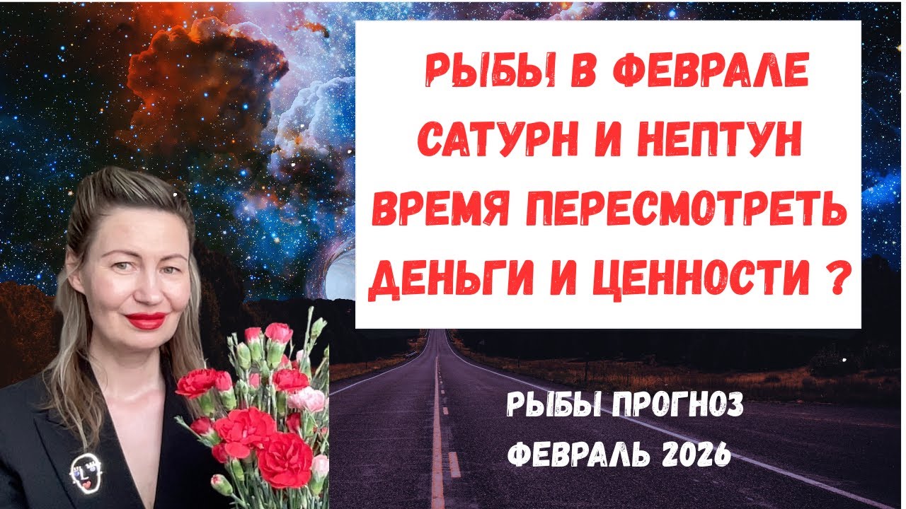 🔥Рыбы в феврале Сатурн и Нептун время пересмотреть деньги и ценности?