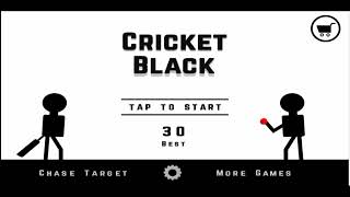 Cricket Black || Old Games || Old Android Games || Tap to start || 2 mb Android Game screenshot 4