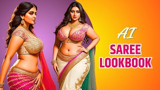 [Ai Lookbook] Saree Fashion | Ai Saree | Ai Indian Saree | Indian Model | Ai Female Model