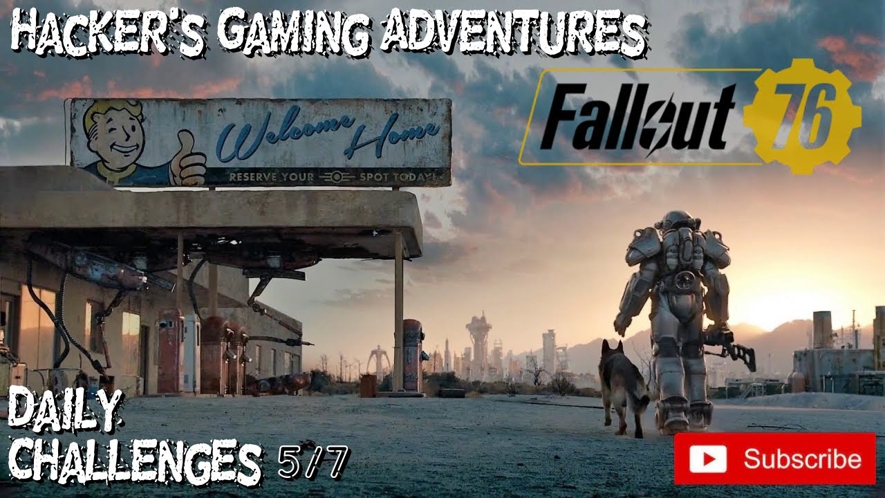Fallout 76 - Daily Challenges 5/7 = fallout 76 challenges - YouTube
