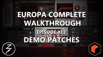 EUROPA SHAPESHIFTING SYNTHESIZER - COMPLETE WALKTHROUGH - EP. 11.1 - DEMO PATCHES