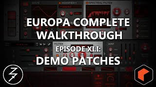 EUROPA SHAPESHIFTING SYNTHESIZER - COMPLETE WALKTHROUGH - EP. 11.1 - DEMO PATCHES