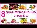 belajar menulis, membaca dan menggambar - Belajar 8 Buah bervitamin A untuk anak PAUD TK SD