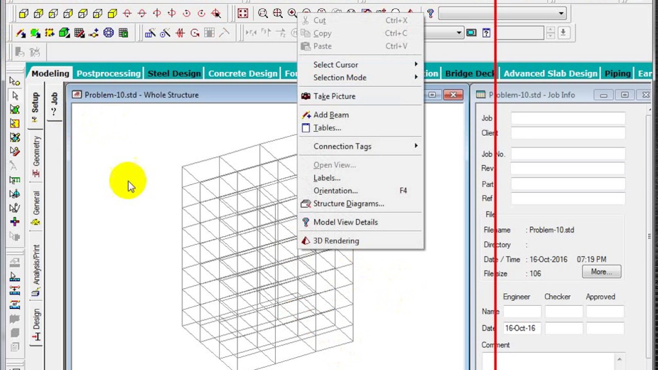 CORE Modeling using Structure Wizard Part 02