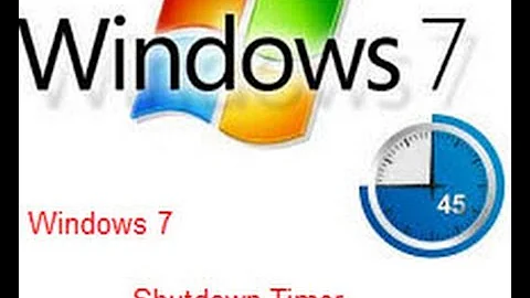 HOW TO SET SHUTDOWN TIMER IN WINDOWS 7 (WITHOUT SOFTWARE)