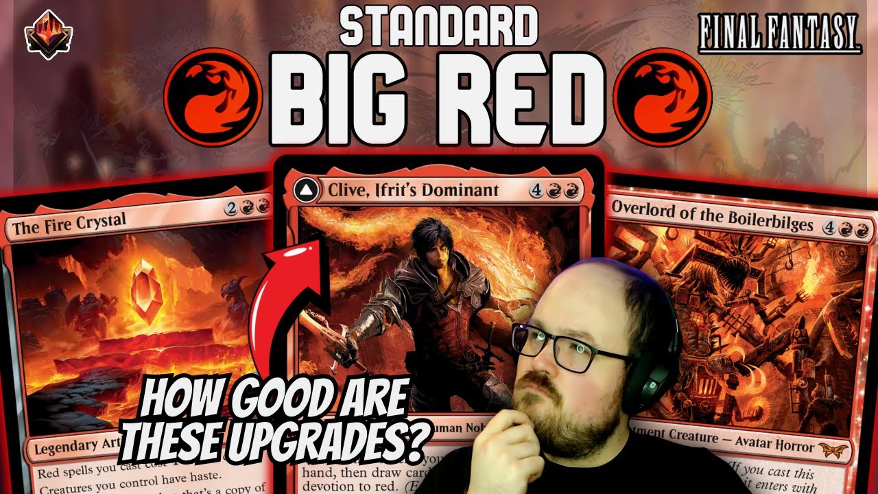 THE BIGGEST RED DECK YOU'VE EVER SEEN  | MTG Final Fantasy BO3 Standard