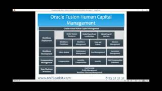 Oracle Fusion Cloud HCM Training Real Time Online Training Demo Video