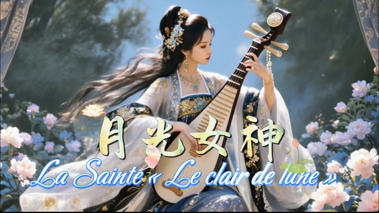 Music 月光女神～La Sainte « Le clair de lune »勝鬘夫人#原創 #法語 #深情 #浪漫 #感人 #好聽 #中法語雙字幕