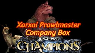 Kings Of War Champions | Xorxoi Prowlmaster Company Box | #manticgames