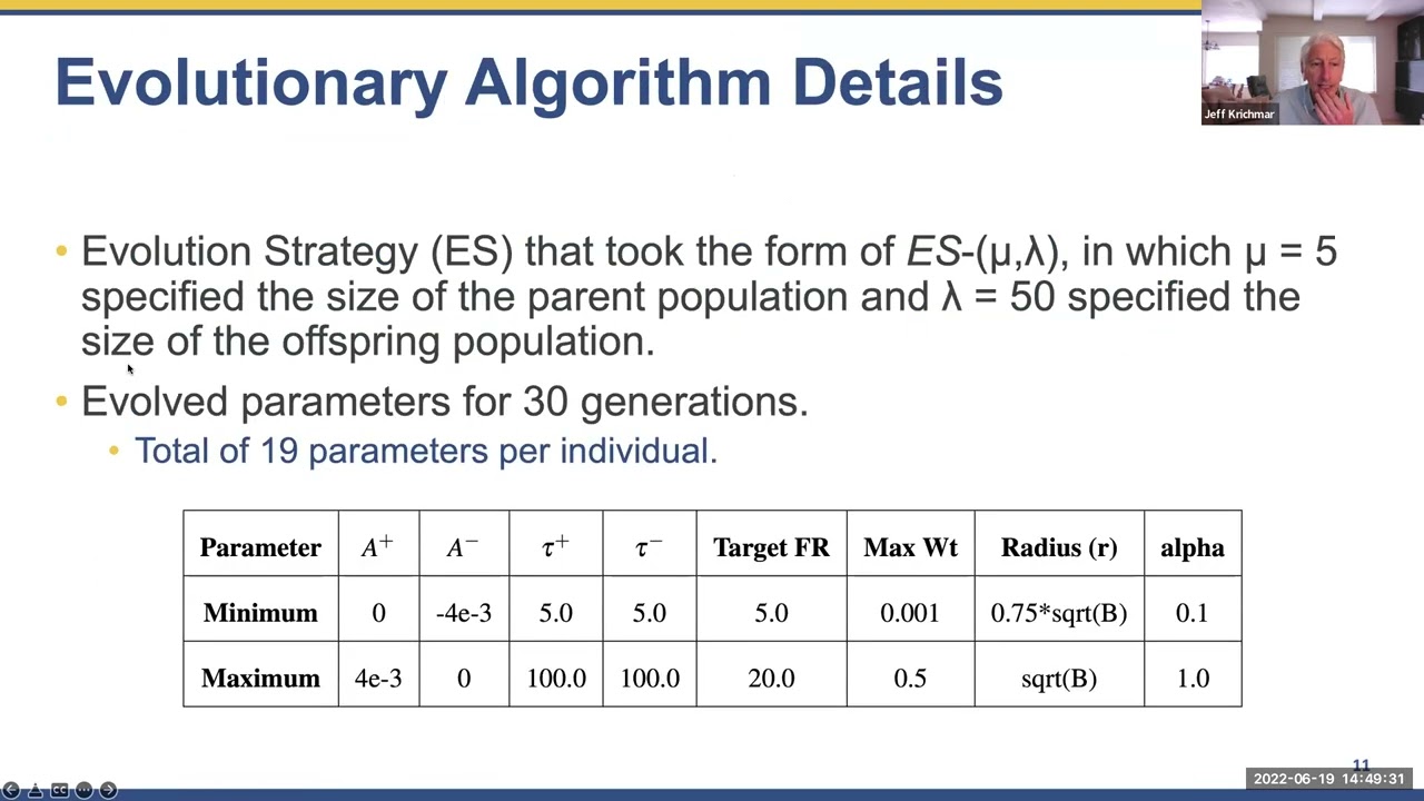 Jeff Krichmar: Motion processing the the primate dorsal visual stream