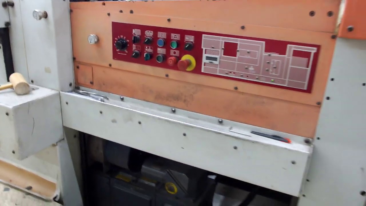 1995 Bobst SP102-SE Autoplaten