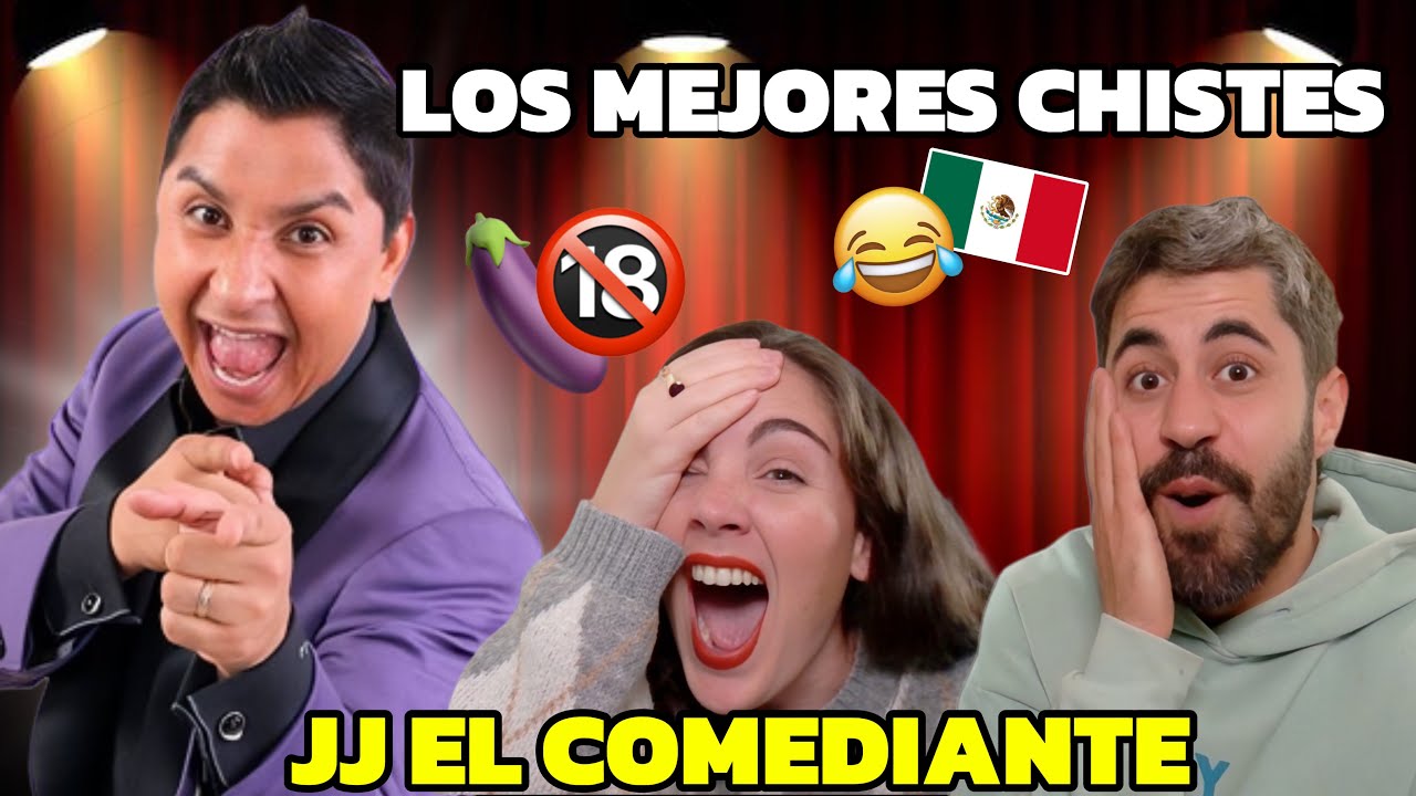 ESPAÑOLES REACCIONAN a LOS MEJORES CHISTE MEXICANOS de *JJ EL COMEDIANTE* *PADRISIMO😂*