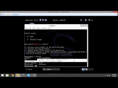 Hacking Tutorials - Create a Meterpreter Metasploit Backdoor
