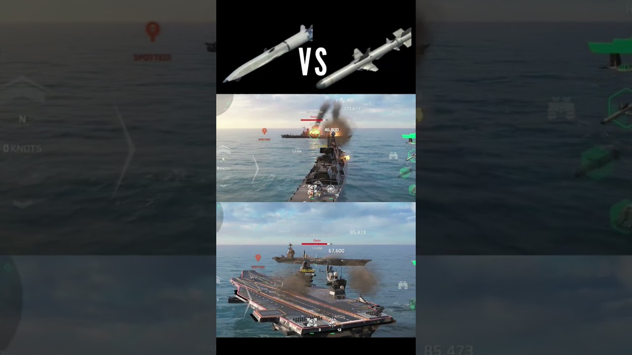 X-51 WAVERIDER VS ATMACA BURST DAMAGE COMPARING IN MODERN WARSHIPS 🔥🔥🔥 