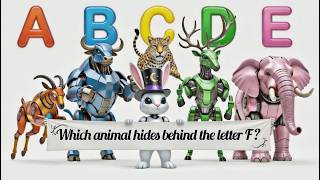 Abc Song Learn The Alphabet With Colorful Safari Animals Little Bunny Learns