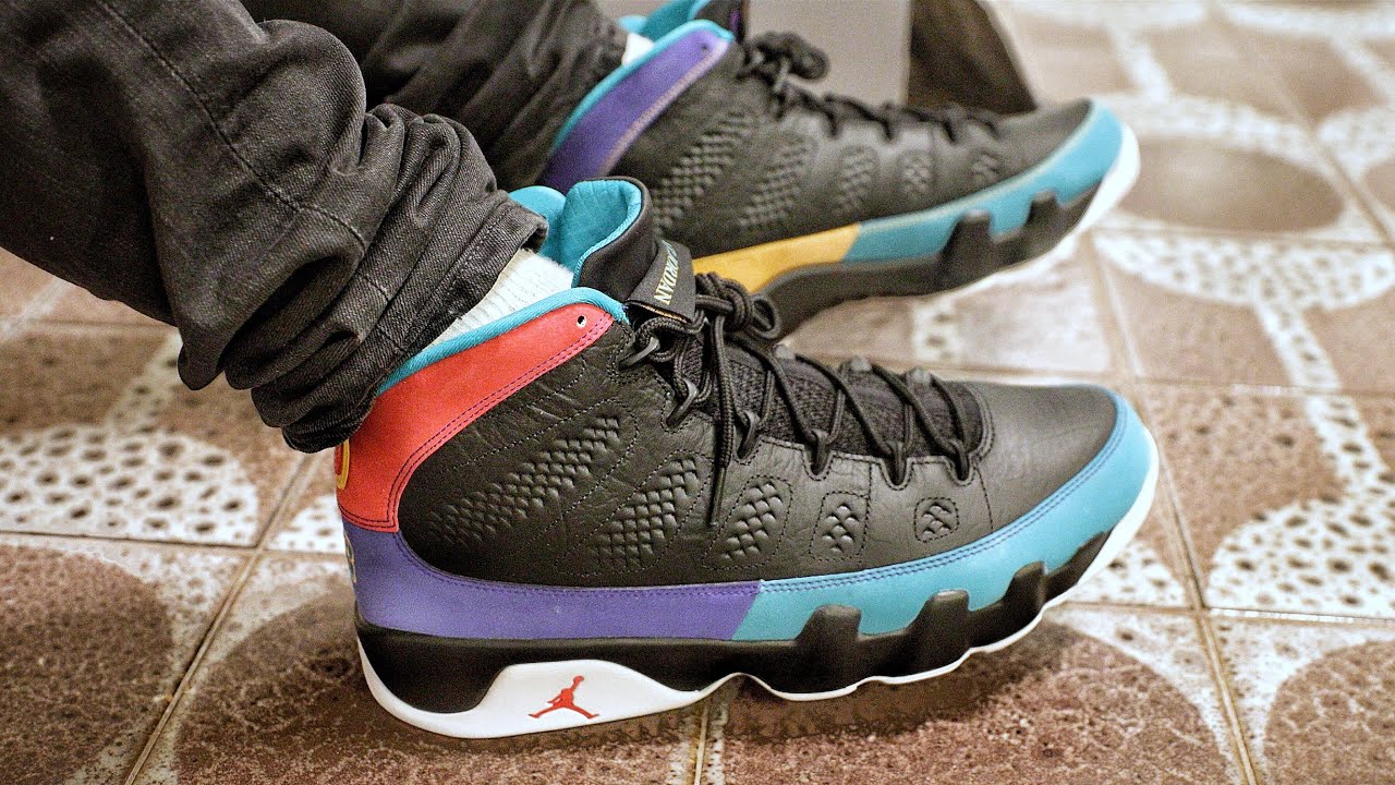 jordan 9 dream it do it on feet