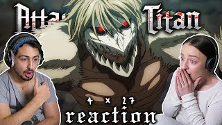 Attack on Titan 4x27 REACTION! | 