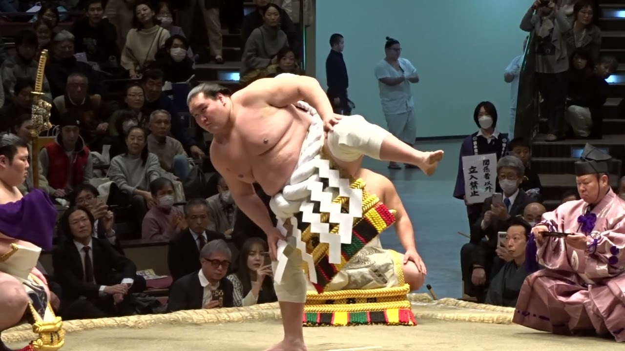 栃ノ心断髪式】横綱 照ノ富士 土俵入り 翠富士 熱海富士 2024/2/4