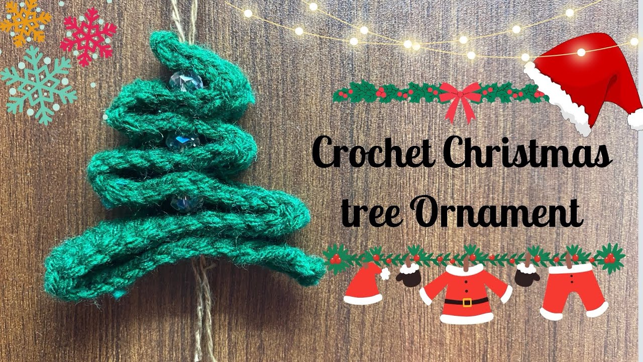 Crochet Christmas tree Pattern |Crochet Christmas Tree Ornament (Christmas Crochet) Advent Décor