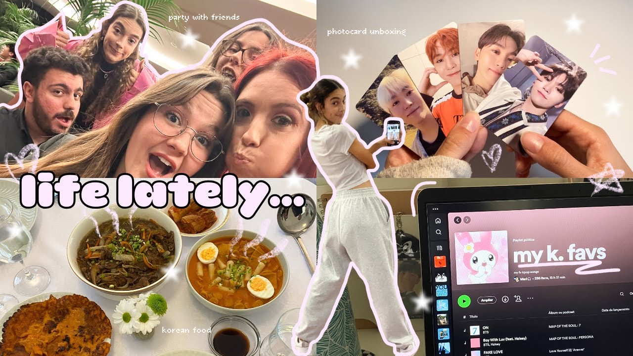VLOG Life Lately cooking Korean Food Party With Friends Photocard vlog-life-lately-cooking-korean-food-party-with-friends-photocard