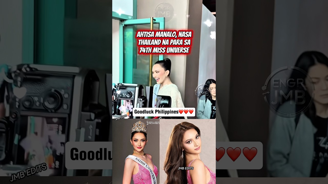 Ahtisa Manalo nasa thailand na😱#ahtisamanalo #missuniverse #missuniversephilippines #missuniverse