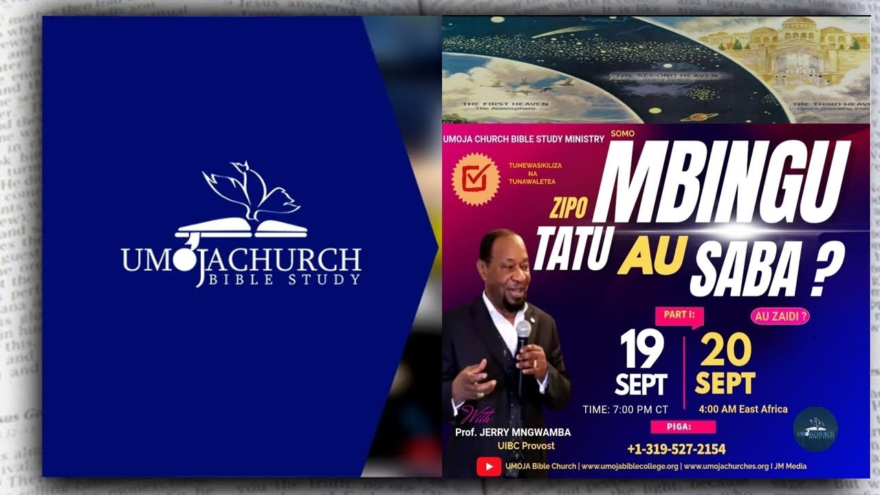 BIBLE Study | Zipo Mbingu Tatu au Saba? - Part 1 - YouTube