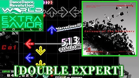 【DDR WORLD】 Collapse of the Sanctuary / 打打だいず vs. siromaru [DOUBLE EXPERT] 譜面確認+Clap
