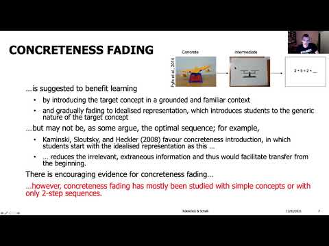 One Instructional Sequence Fits all? A Conceptual Analysis of the Applicability of Concreteness Fading recording thumbnail