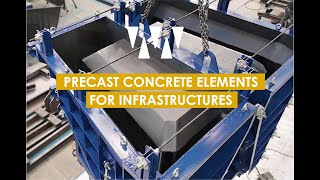 PRECAST CONCRETE ELEMENTS FOR INFRASTRUCTURES