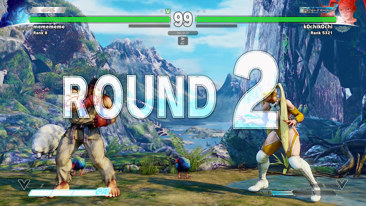 SFV~ Ryu (MCZ Daigo Umehara) vs. Rainbow Mika (k0chik0chi) HD