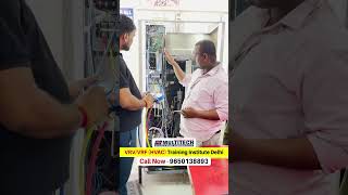 HVAC Mechanical Course | VRV VRF AC Gas Charging Practical | VRV VRF Gas Charging Process