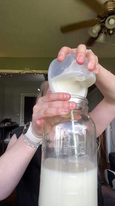 PUMP & POUR #pumping #breastfeeding #babygear