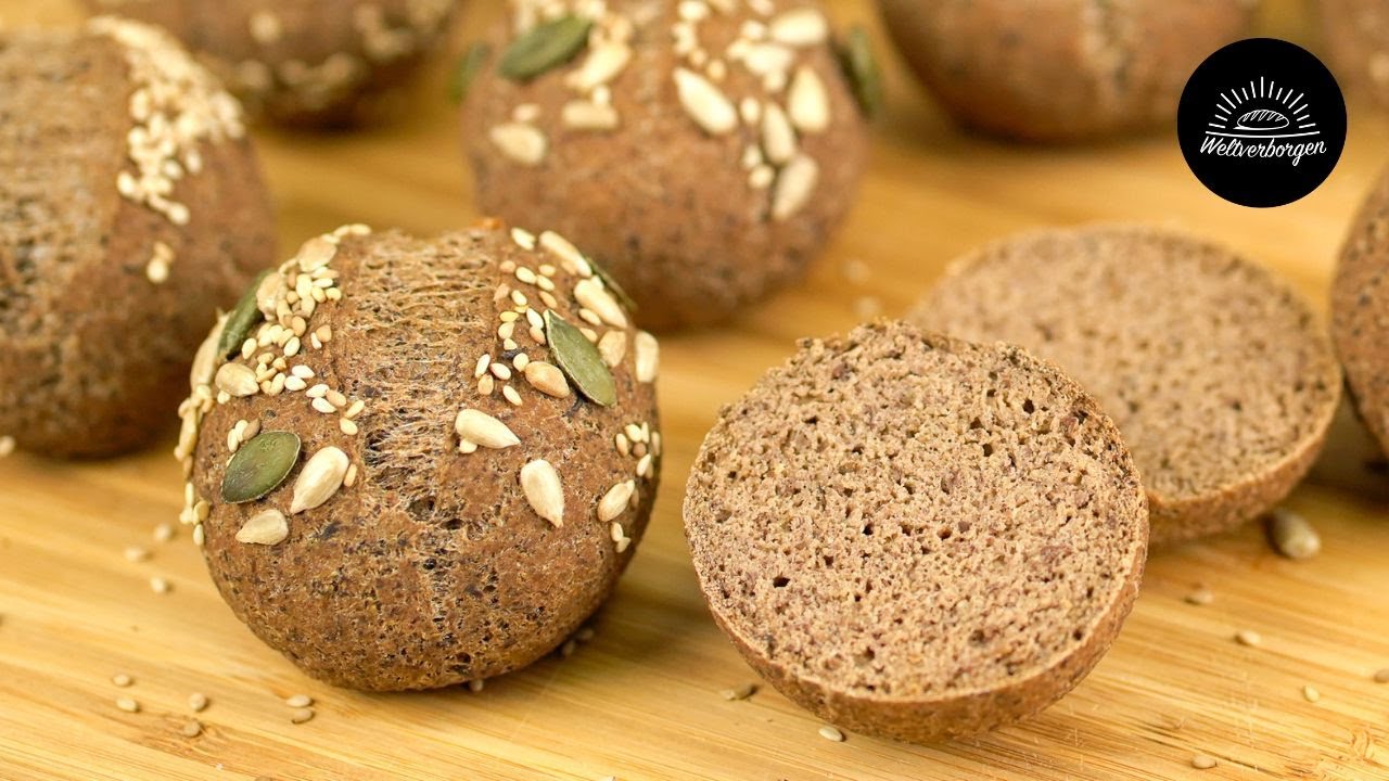 Булочки без муки! Безглютеновый, вкусный и быстрый в приготовлении.