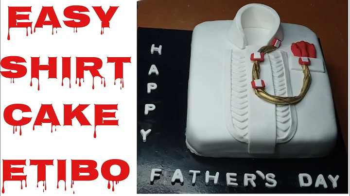 How to make shirt cake( Etibo)/ how to make etibo shirt cake