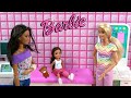 Barbie and Ken at Barbie&#39;s Dream House w Barbie Sister Chelsea: Doctor Appointment and Dentist Visit