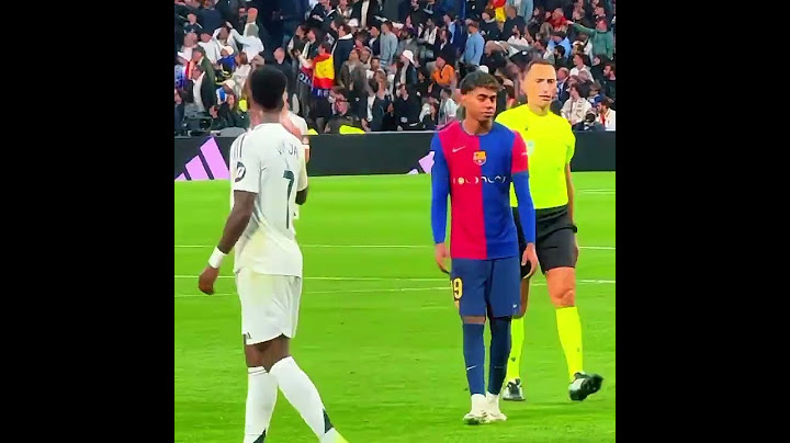 فينسيوس ويامال من مباراة الكلاسيكو 🤍 #vinijr #yamal #realmadrid #fcbarcelona #elclasico #said_sa