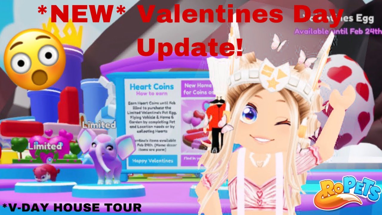 The *NEW* Valentines Day Update on RoPets.