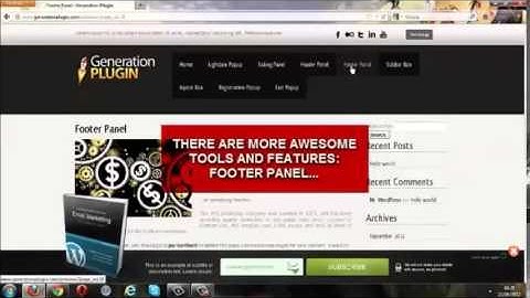 WP Generation Plugin Demo - Autopilot Email List Builder for WordPress