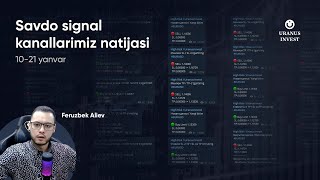 Signallarimiz Statistikasi | Bitimlar Turi | Risklar | O'rtacha Daromad | Obuna Narxlari Va H.k