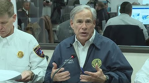 Gov. Abbott, other Texas leaders discuss winter weather preparations | Livestream