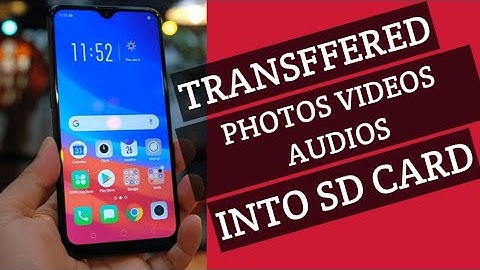 How to Transferred  Photos Videos Audios Into SD CARD On Oppo A5S