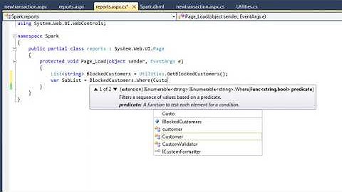 ASP.NET 4.0 Essential Skills Lesson 10-10: Use LINQ with collections