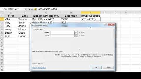 Excel   Automatically generating Email Addresses