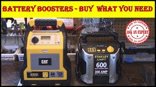 Battery Booster /Jump Starters - How To Pick One  - What Does Cranking Amps Indicate