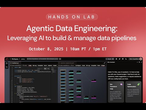 Hands-on Lab:  Agentic Data Engineering